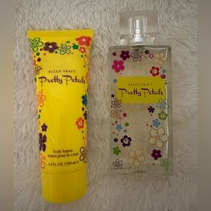 Ellen Tracy „Pretty Petals” body lotion and perfume set